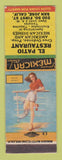 Matchbook Cover - El Patio Restaurant Mexican San Jose CA pinup