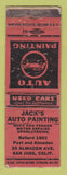 Matchbook Cover - Jack's Auto Painting San Jose CA WORN