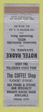 Matchbook Cover - Hotel Radke Savannah IL Hotel Coffee Shop
