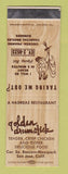 Matchbook Cover - Golden Drumstick Restaurant San Jose CA SAMPLE