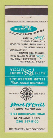 Matchbook Cover - Port O Call Resort Motor Inn Cleveland OH