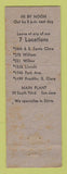 Matchbook Cover - Golden West Dry Cleaning San Jose CA WEAR