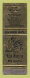 Matchbook Cover - La Joya Jewelry San Jose CA Sarasota FL SAMPLE WEAR