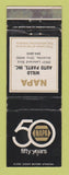 Matchbook Cover - NAPA Auto Parts Willo Wickliffe OH WEAR