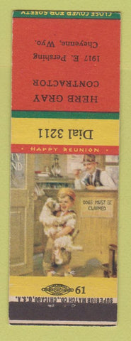Matchbook Cover - Herb Gray Contractor Cheyenne WY Grier Lumber