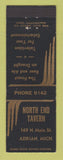 Matchbook Cover - North End Tavern Adrian MI