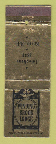 Matchbook Cover - Winding Brook Inn Keene NH WEAR