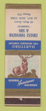 Matchbook Cover - Hartford Insurance Ernest Townsend & Son Le Roy NY