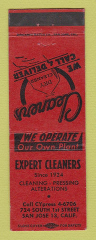 Matchbook Cover - Expert Cleaners San Jose CA
