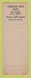 Matchbook Cover - Fairground Fairways Golf San Jose CA SAMPLE