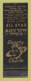 Matchbook Cover - Dwan Yin Beauty Salon San Jose CA SAMPLE WEAR