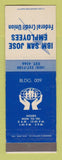 Matchbook Cover - IBM San Jose CA Employees Credit Union CA SAMPLE