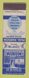 Matchbook Cover - Paul Hudson Credit Jewelry San Jose CA CROWN