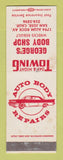 Matchbook Cover - George's Auto Body Shop San Jose CA SAMPLE WEAR