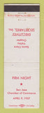 Matchbook Cover - San Jose Chamber of Commerce 1957 CA