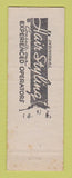Matchbook Cover - Holiday Beauty Center Salon San Jose CA