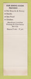 Matchbook Cover - Holt's Original Chicken House San Jose CA SAMPLE