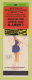 Matchbook Cover - Larry's Auto Waxing Detailing San Jose CA pinup SAMPLE