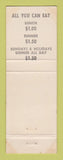 Matchbook Cover - Fjords Smorgette San Jose CA restaurant