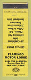Matchbook Cover - Flamingo Motor Lodge San Jose CA