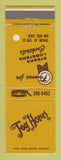 Matchbook Cover - Fog Horn Restaurant San Jose CA