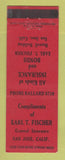 Matchbook Cover - Earl Fischer Insurance San Jose CA