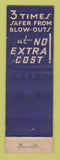 Matchbook Cover - Goodrich Silverworth Tires Tinsley Fry San Jose CA CROWN WORN