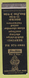 Matchbook Cover - Friar Fish's Fish and Chips San Jose CA SAMPLE WEAR
