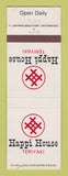Matchbook Cover - Happi House Japanese Restaurant San Jose Santa Clara CA