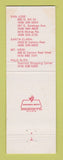 Matchbook Cover - Happi House Japanese Restaurant San Jose Santa Clara CA