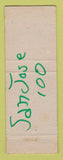 Matchbook Cover - Herzer's Nursery San Jose CA