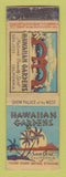 Matchbook Cover - Hawiian Gardens San Jose CA feature WEAR