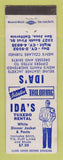 Matchbook Cover - Ida's Tuxedo Rentals San Jose CA