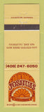 Matchbook Cover - Joshua's Restaurant San Jose CA