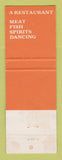 Matchbook Cover - Joshua's Restaurant San Jose CA