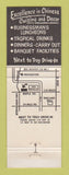Matchbook Cover - Monjinlau Chinese Restaurant Troy MI