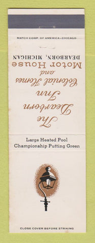 Matchbook Cover - The Dearborn Inn Dearborn MI