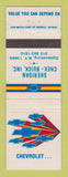 Matchbook Cover - Chevrolet  Sheridan Buick Ogdensburg NY
