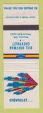Matchbook Cover - Chevrolet  Bill Hoffman Molalla OR WEAR
