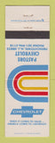 Matchbook Cover - Chevrolet  Pastore Frenchtown NJ