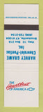 Matchbook Cover - Chevrolet  Harvey Grawe Pontiac Brooksville KY