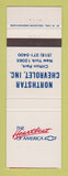 Matchbook Cover - Chevrolet  Northstar Clifton Park NY