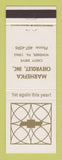 Matchbook Cover - Chevrolet  Marhefka Windber PA