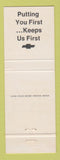 Matchbook Cover - Chevrolet  Marhefka Windber PA