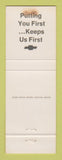 Matchbook Cover - Chevrolet  Harpster Warriors Mark PA