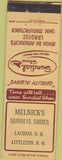 Matchbook Cover - Melnick's Sundial Shoes Littleton NH