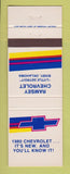Matchbook Cover - 1980 Chevrolet  Ramsey Bixby OK