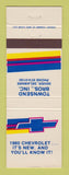 Matchbook Cover - 1980 Chevrolet  Townsend Bros Dover DE