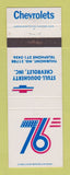 Matchbook Cover - 1976 Chevrolet  Stull Dougherty Thurmont MD