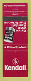 Matchbook Cover - Kendall oil Witco